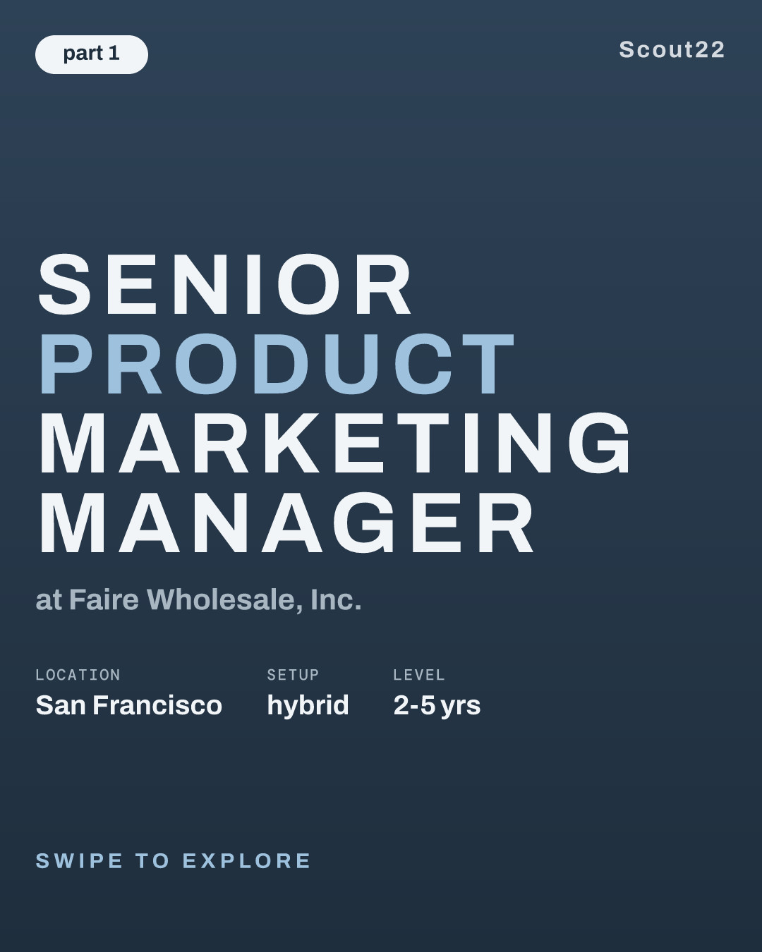Senior Product Marketing Manager at Faire Wholesale, Inc.