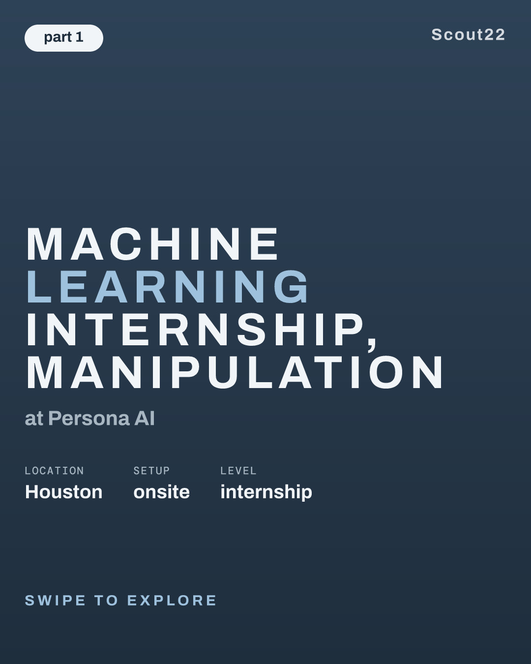 Machine Learning Internship, Manipulation at Persona AI