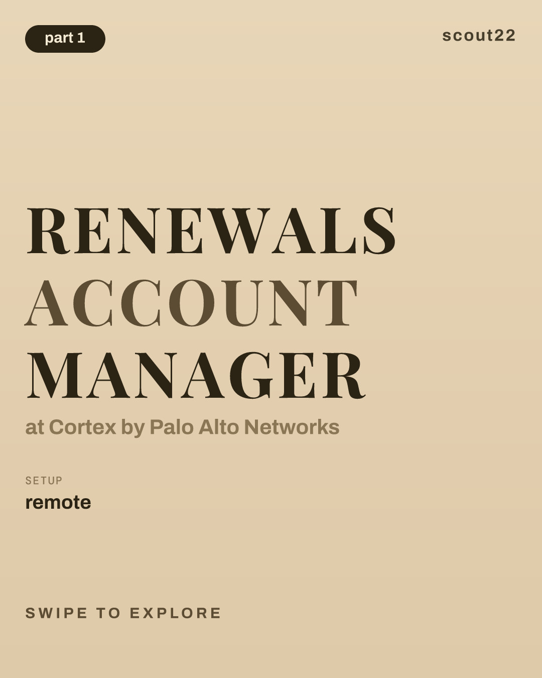 Renewals Account Manager at Cortex by Palo Alto Networks