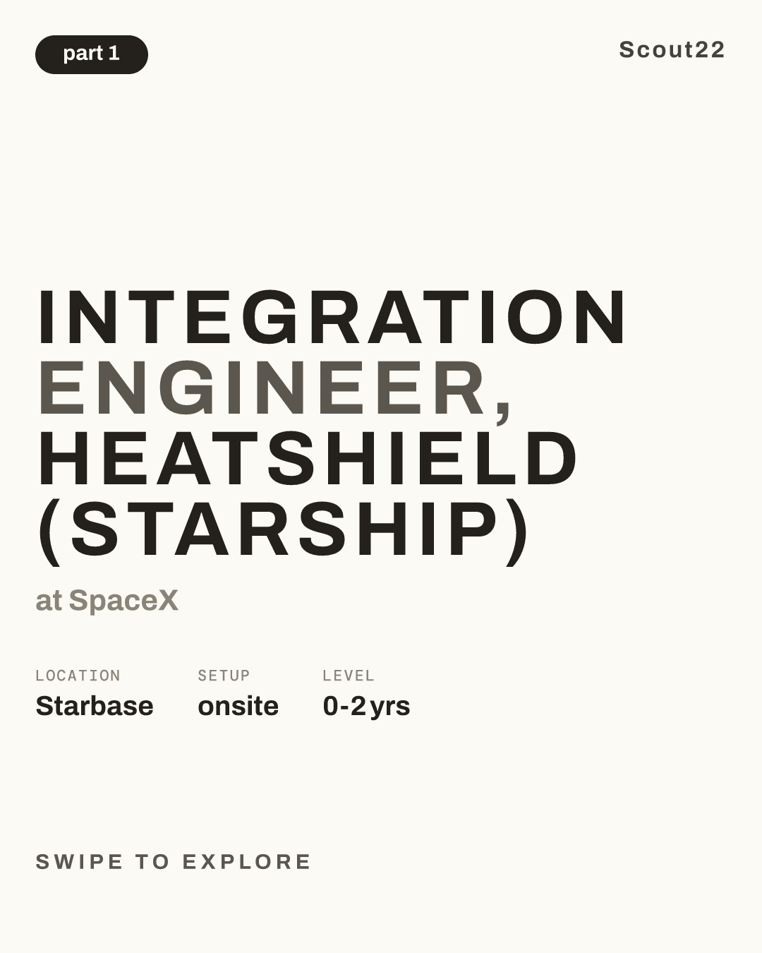 Integration Engineer, Heatshield (Starship) at SpaceX
