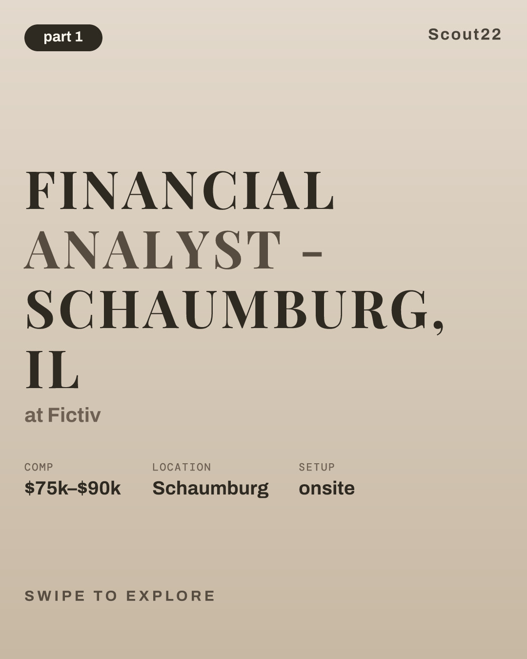 Financial Analyst - Schaumburg, IL at Fictiv