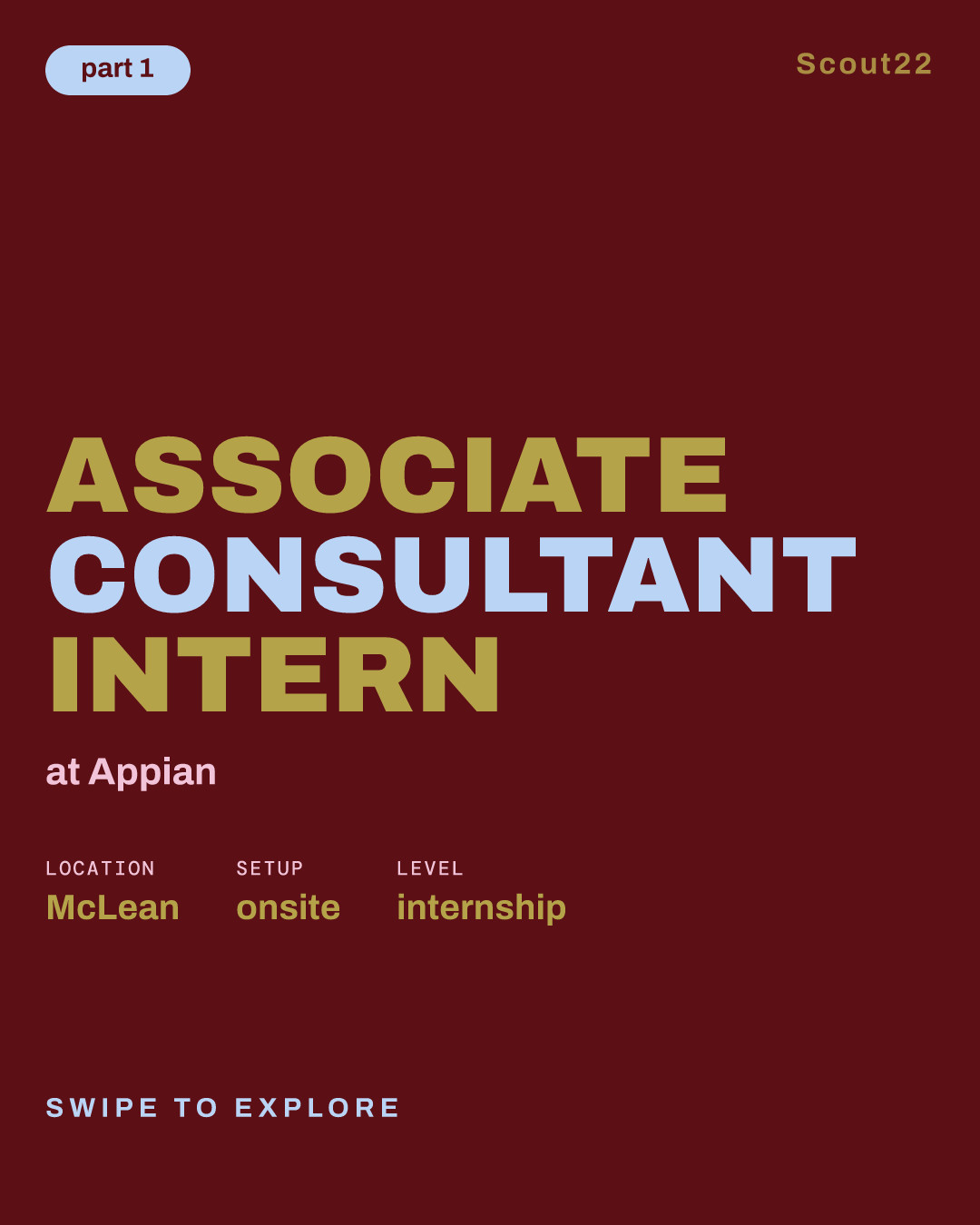 Associate Consultant Intern at Appian