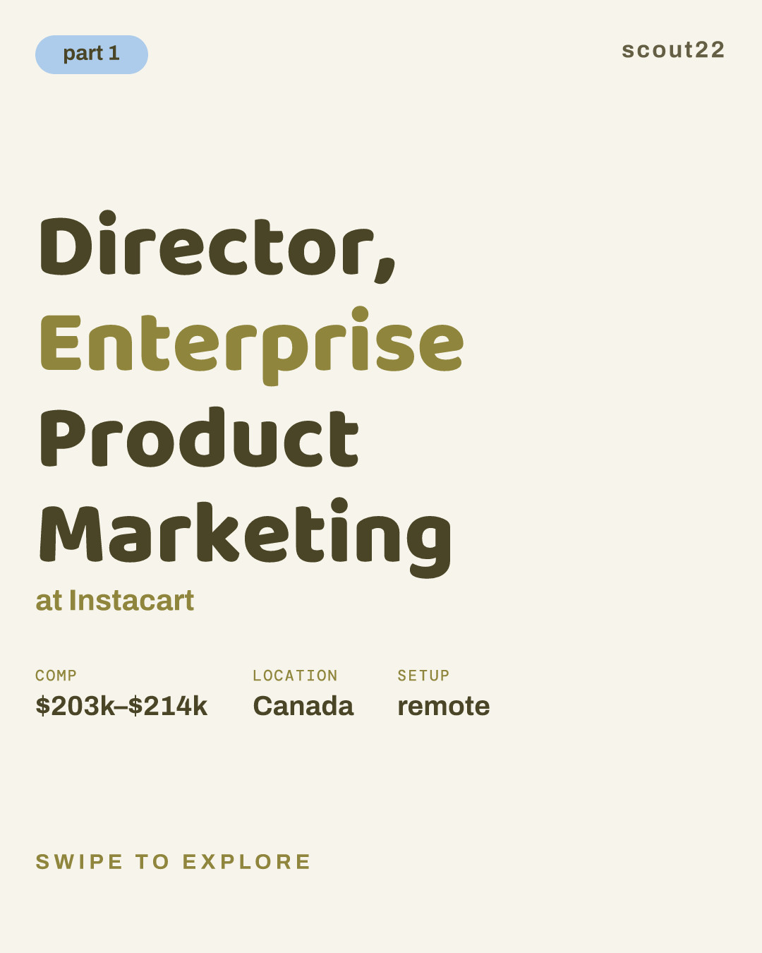 Director, Enterprise Product Marketing at Instacart