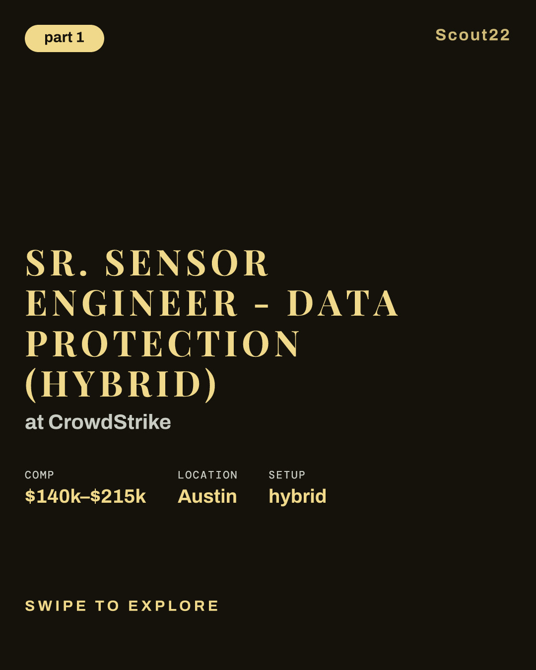 Sr. Sensor Engineer - Data Protection (Hybrid) at CrowdStrike