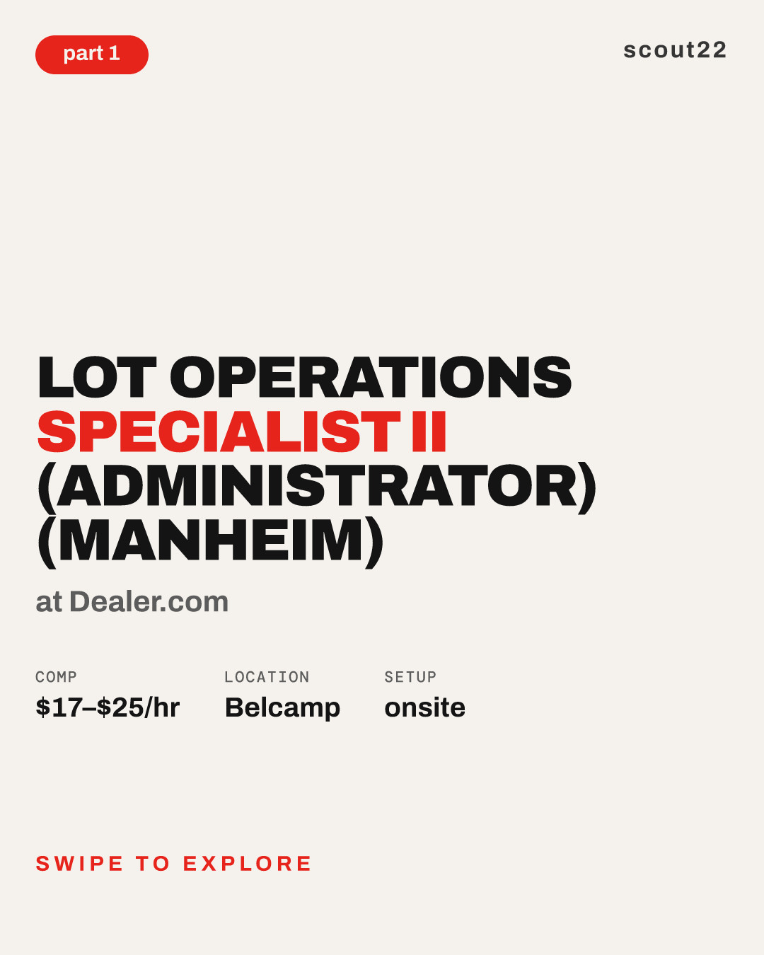 Lot Operations Specialist II (Administrator) (Manheim) at Dealer.com