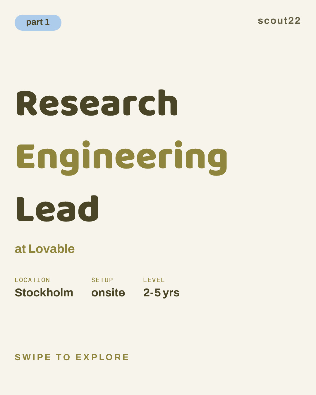 Research Engineering Lead at Lovable