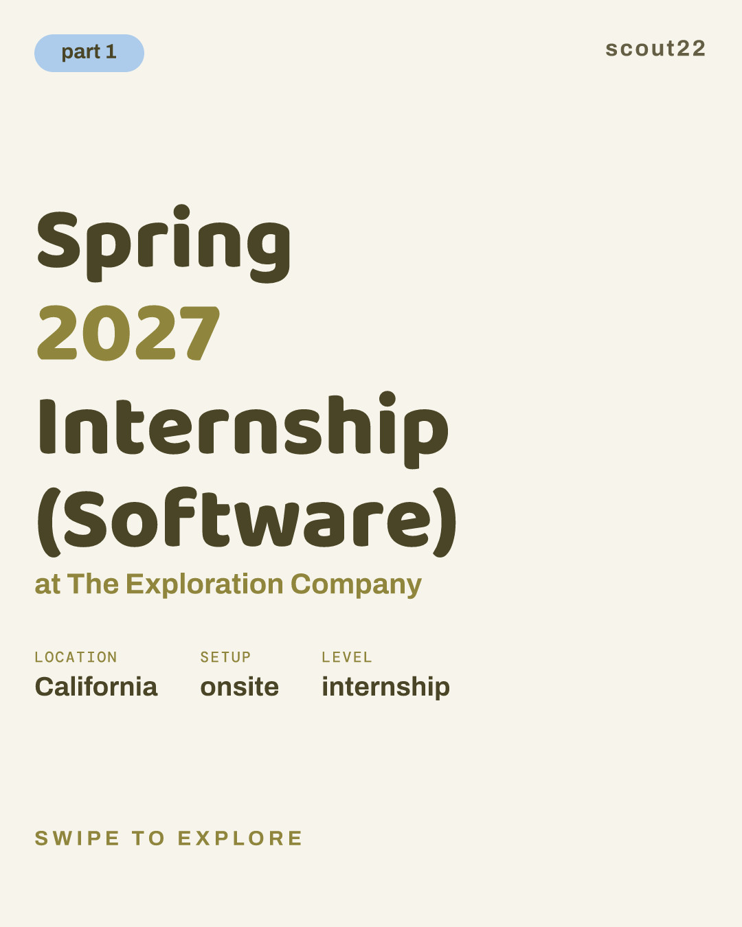 Spring 2027 Internship (Software) at The Exploration Company