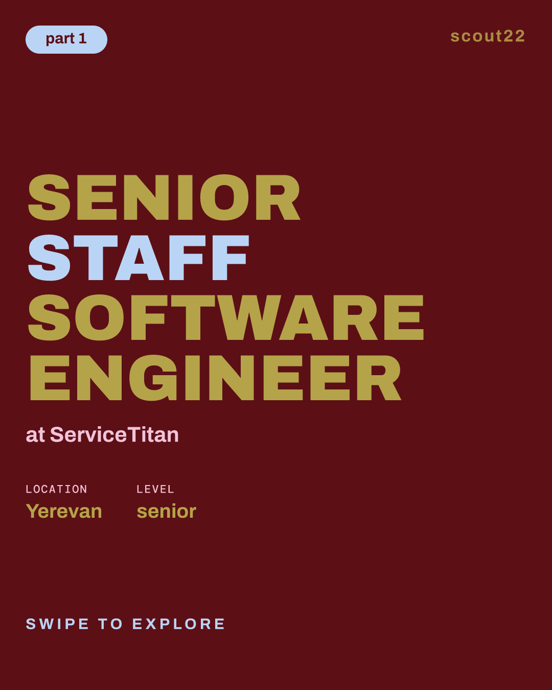 Senior Staff Software Engineer at ServiceTitan