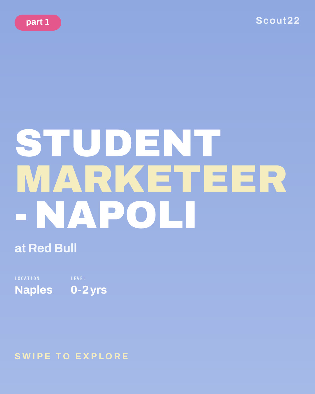 STUDENT MARKETEER - Napoli at Red Bull