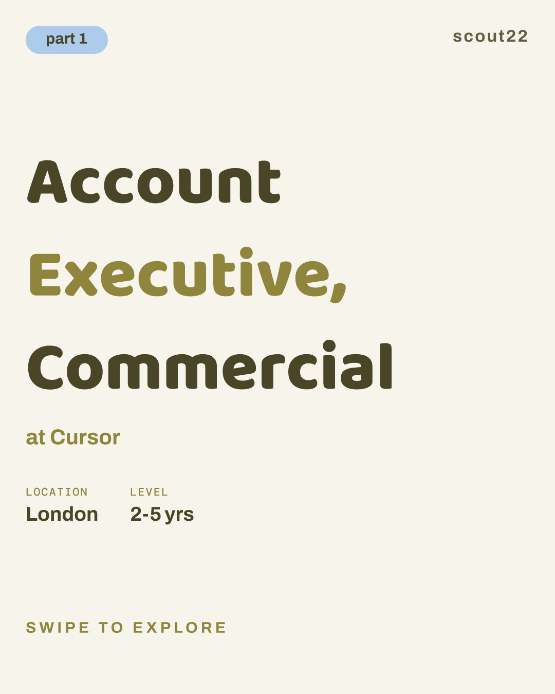 Account Executive, Commercial at Cursor