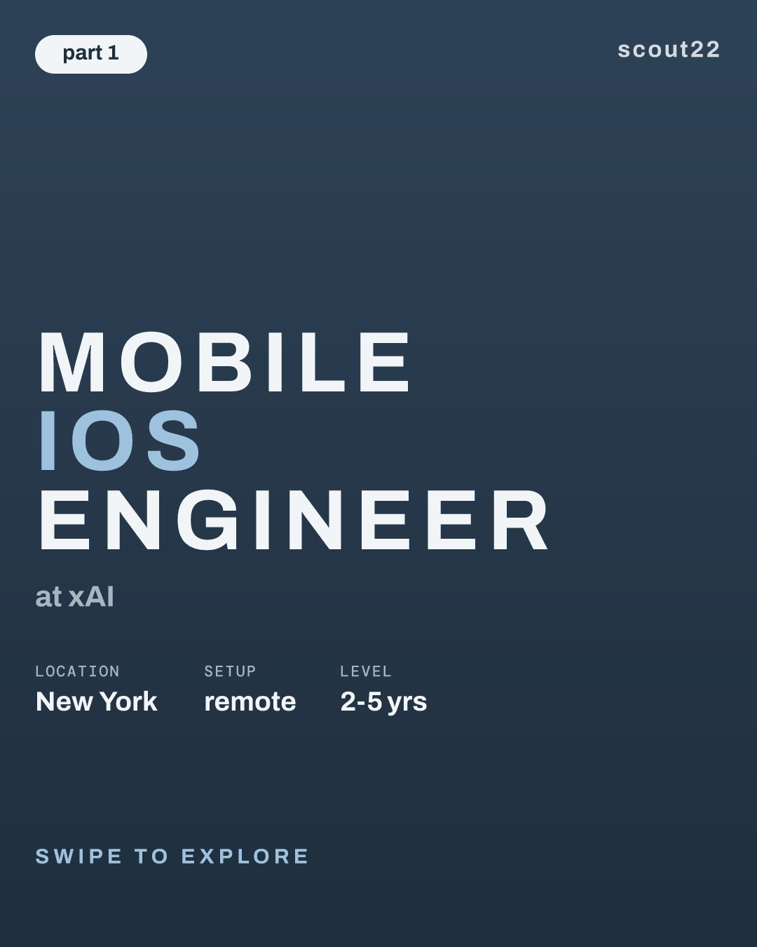 Mobile iOS Engineer at xAI