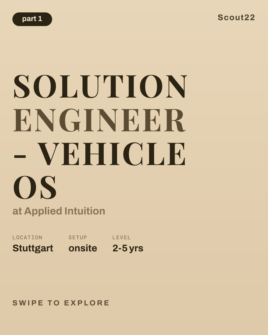 Solution Engineer - Vehicle OS at Applied Intuition