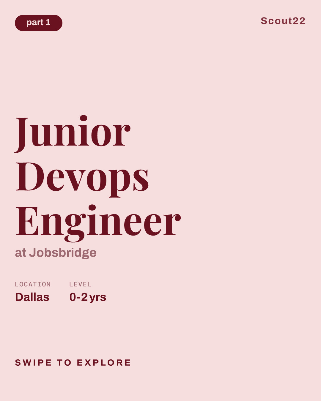 Junior Devops Engineer at Jobsbridge
