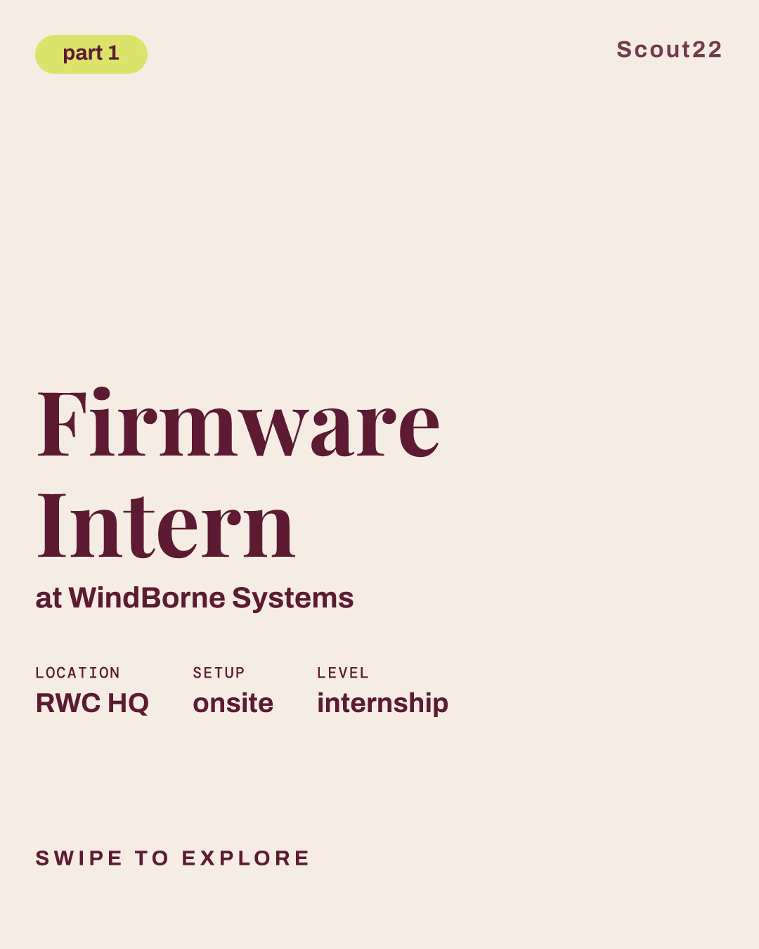 Firmware Intern at WindBorne Systems