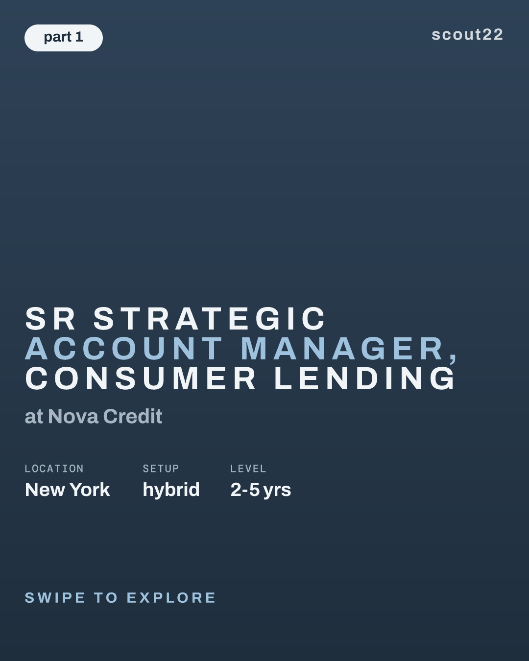 Sr Strategic Account Manager, Consumer Lending at Nova Credit