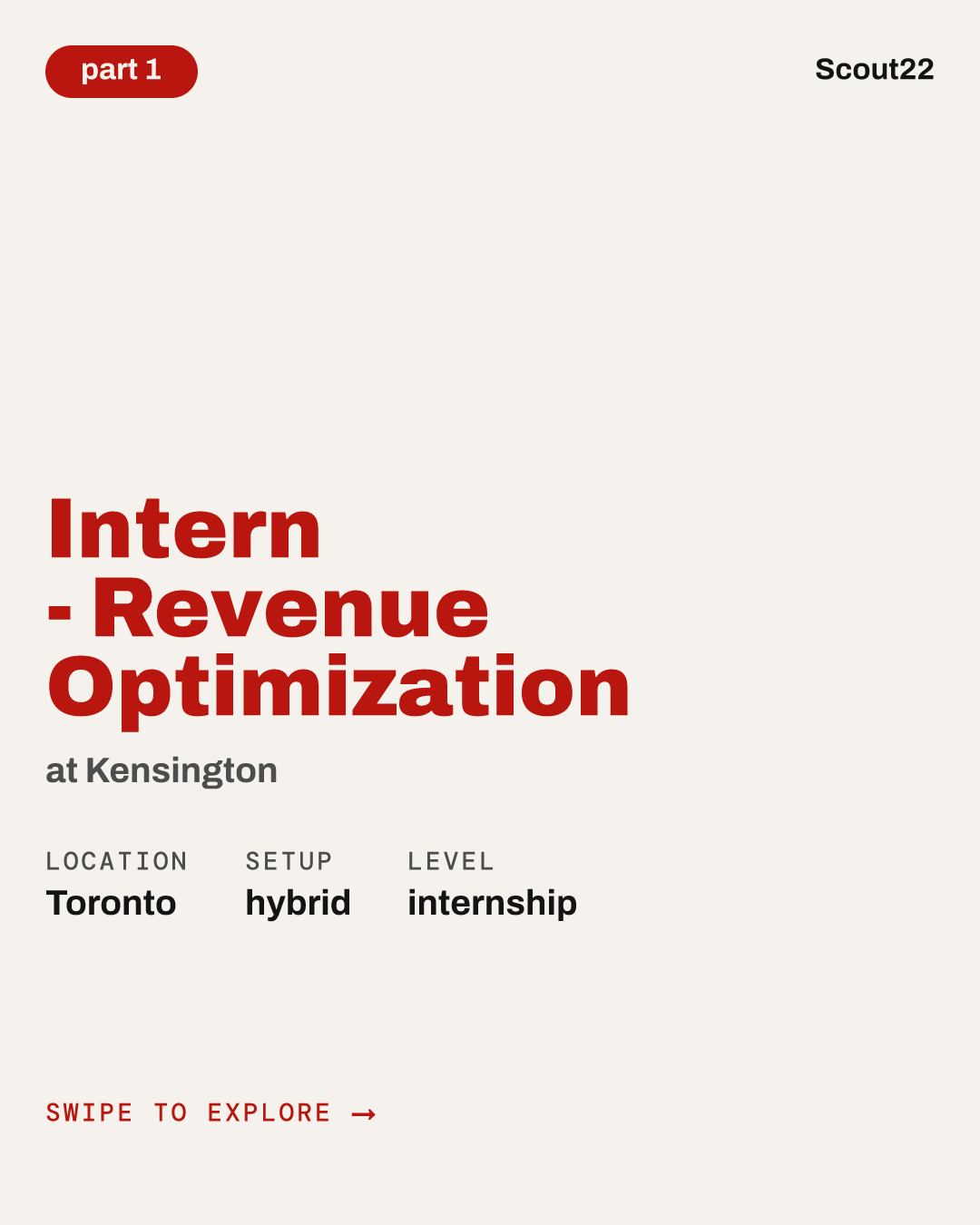Intern - Revenue Optimization at Kensington