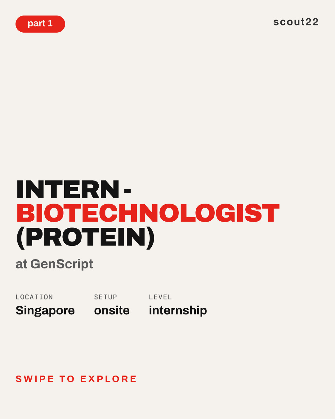Intern - Biotechnologist (Protein) at GenScript