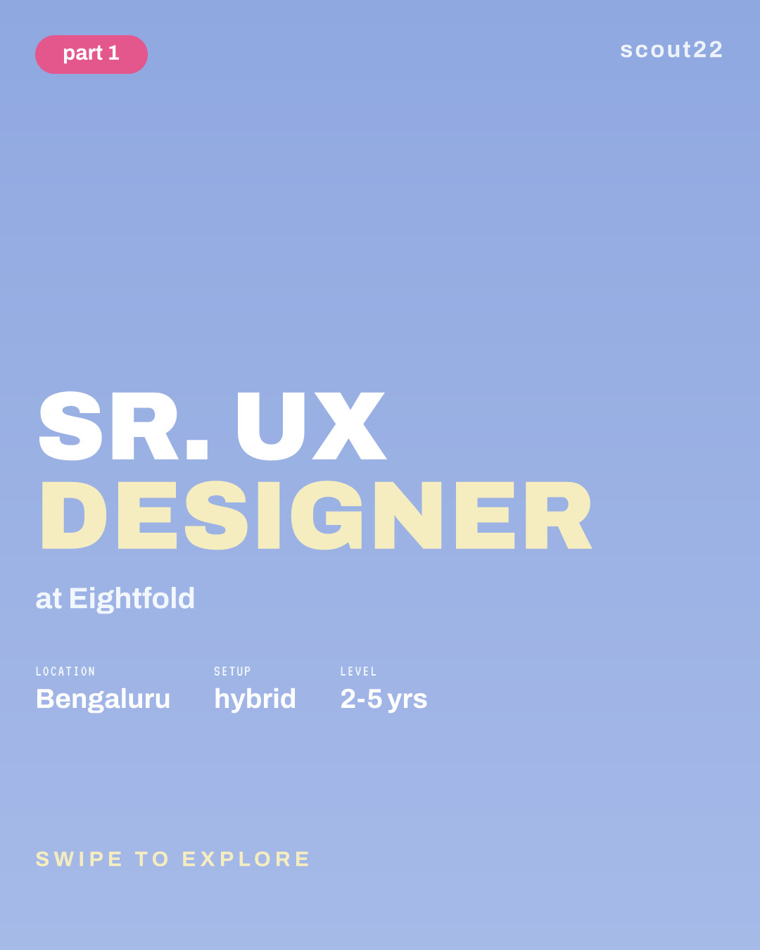 Sr. UX Designer at Eightfold