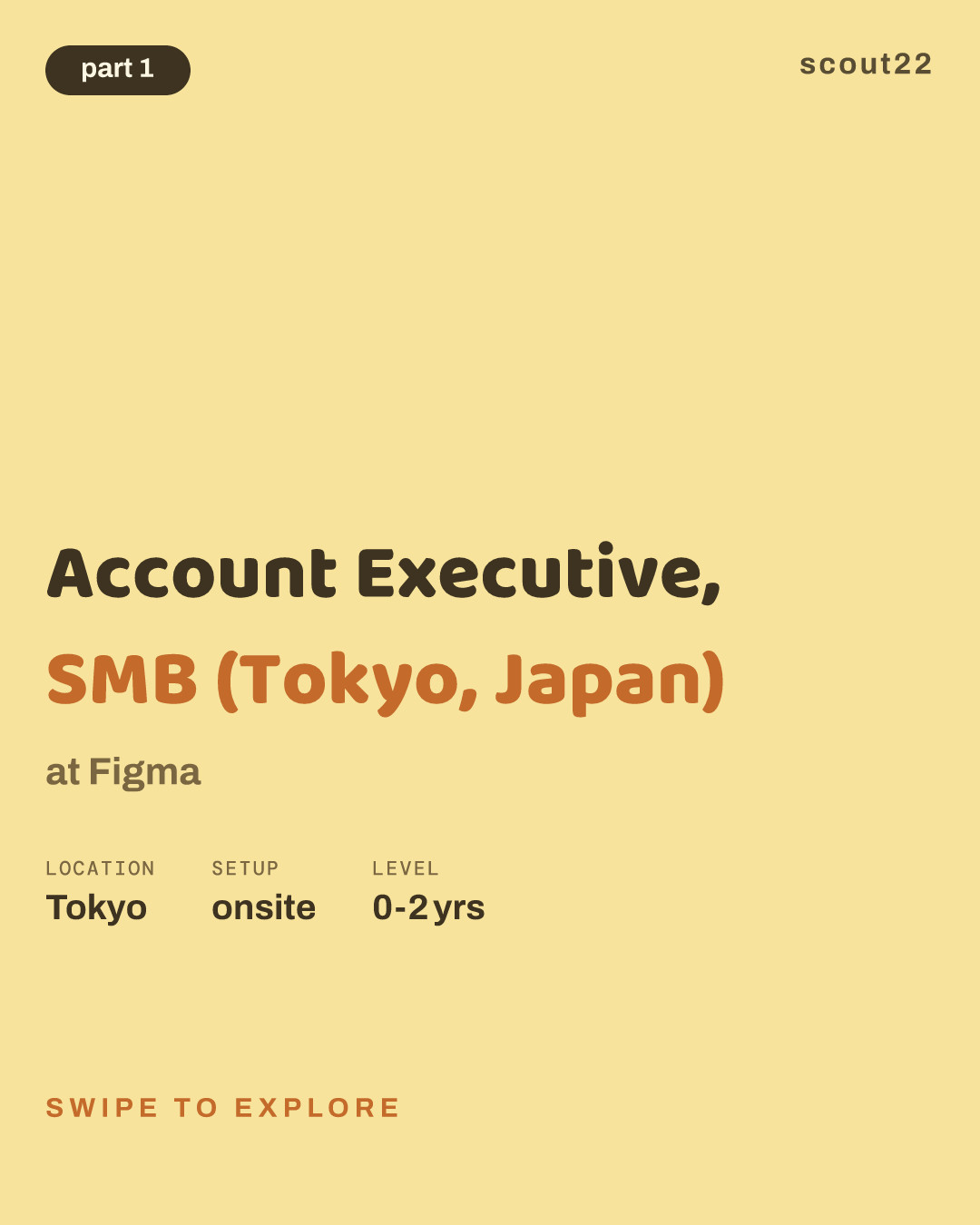 Account Executive, SMB (Tokyo, Japan) at Figma