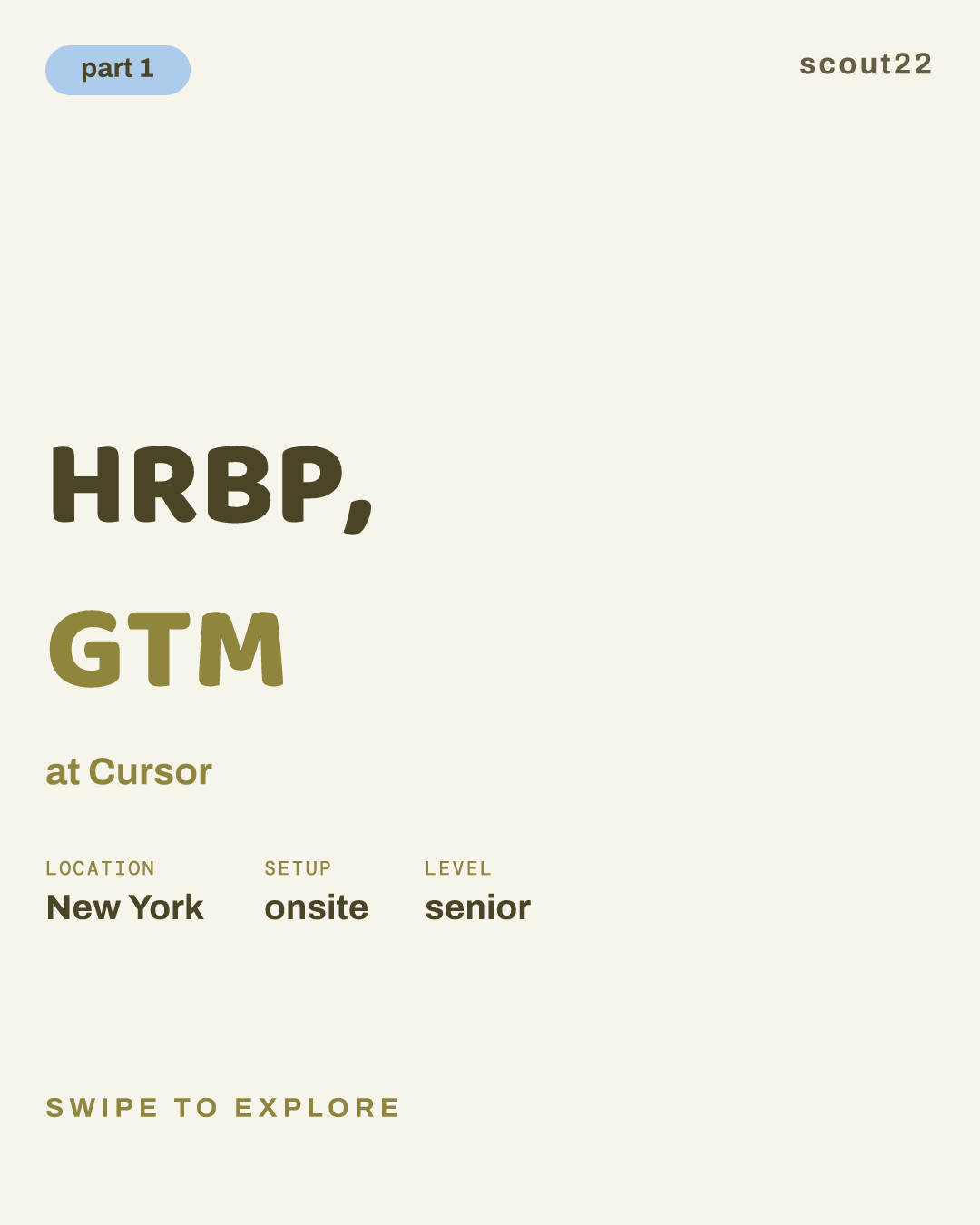 HRBP, GTM at Cursor