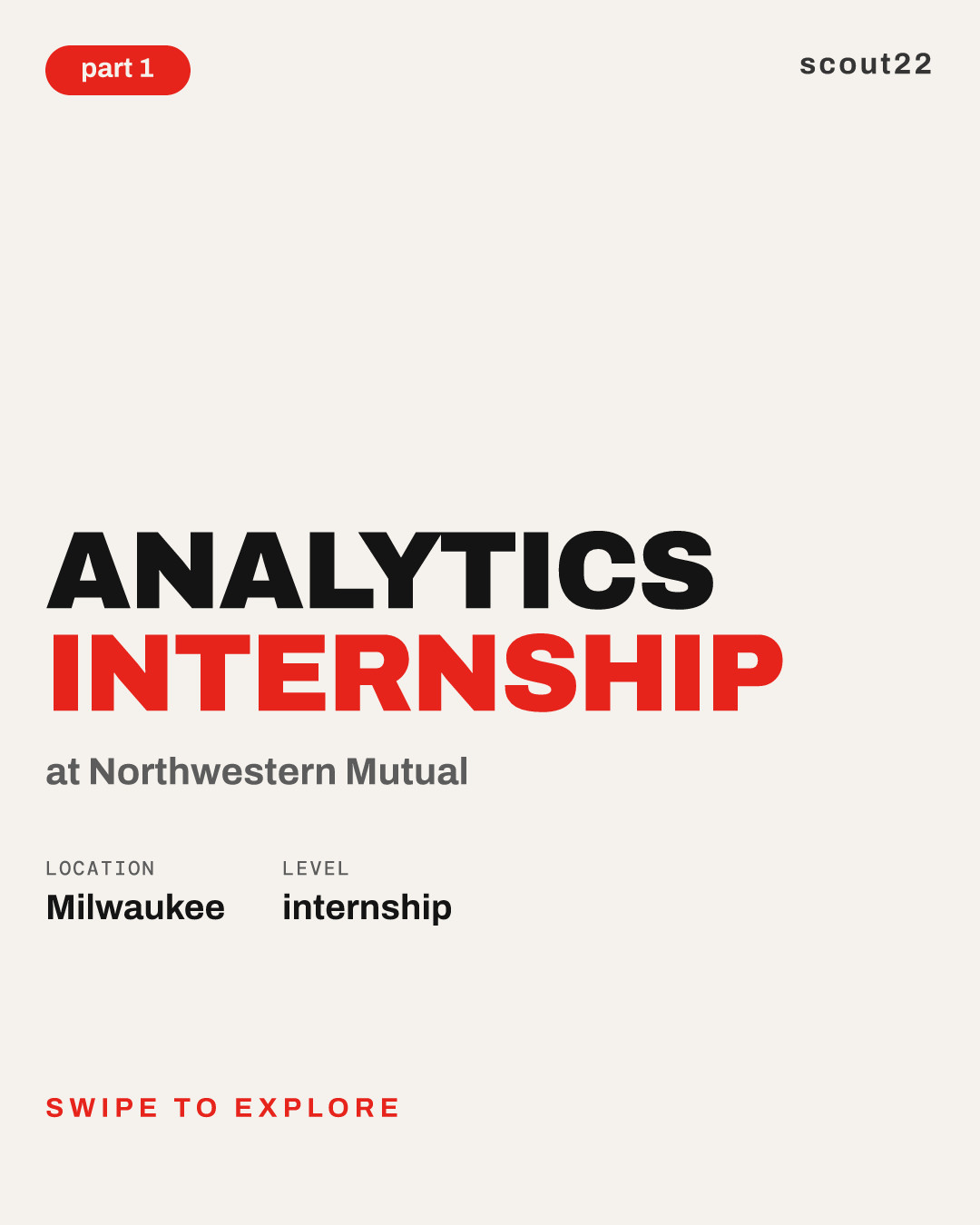 Analytics Internship at Northwestern Mutual