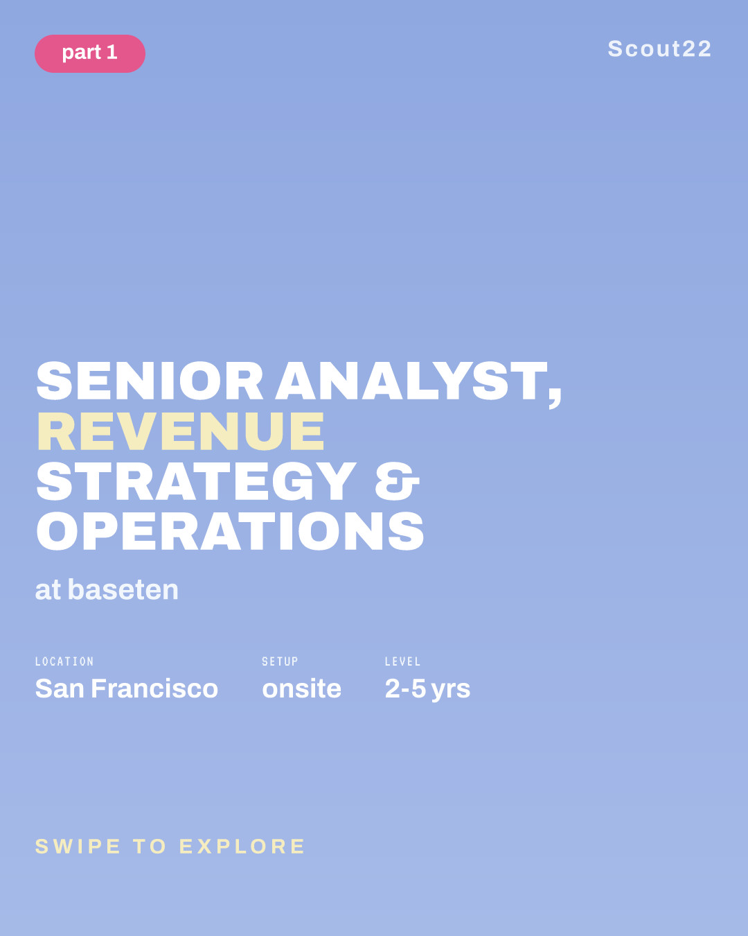 Senior Analyst, Revenue Strategy & Operations at baseten