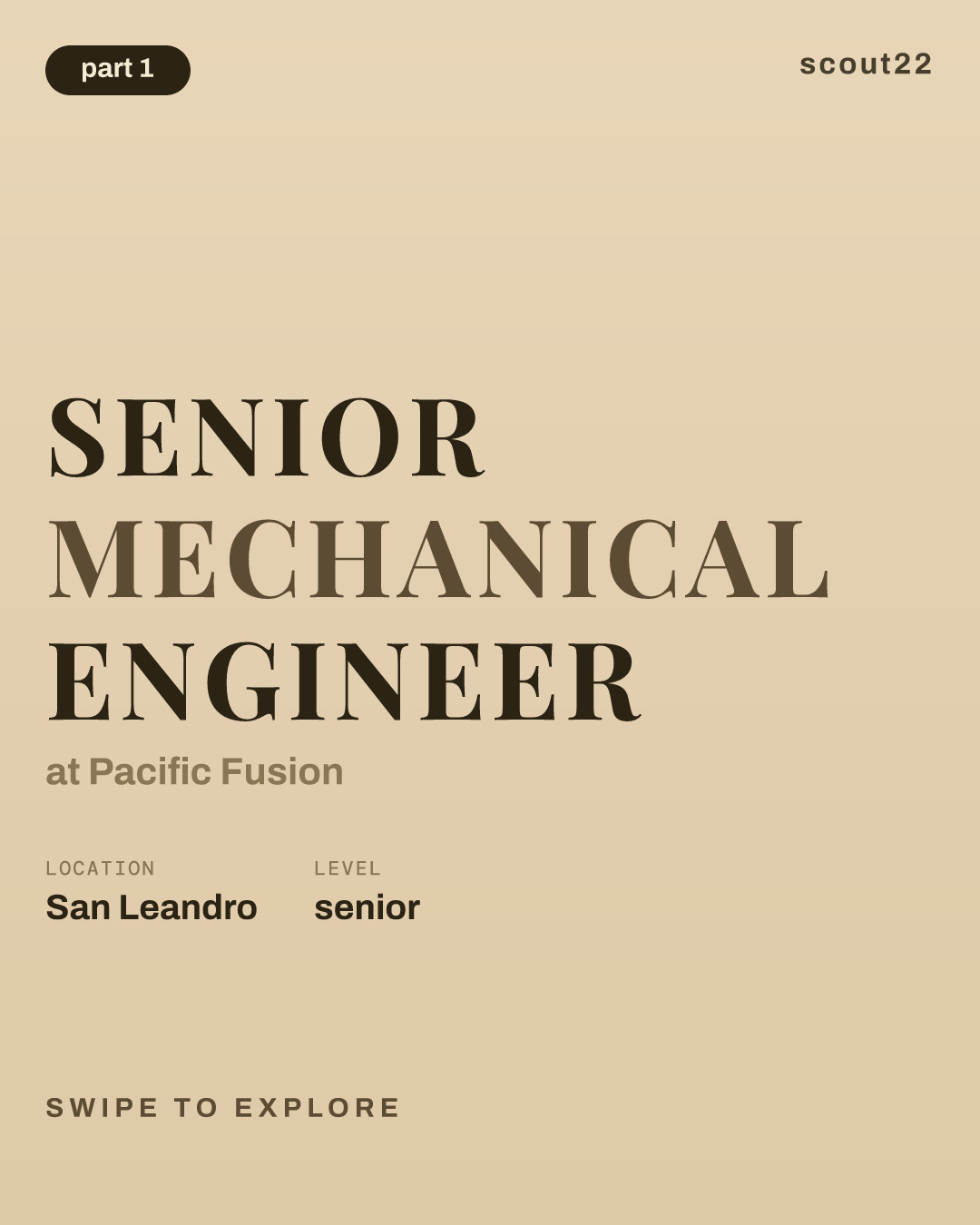 Senior Mechanical Engineer at Pacific Fusion
