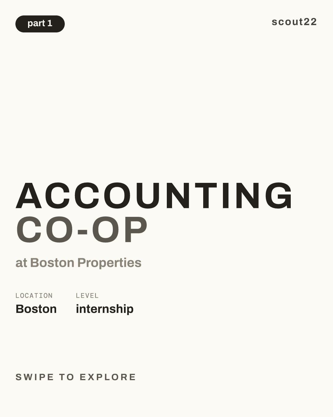 Accounting Co-Op at Boston Properties