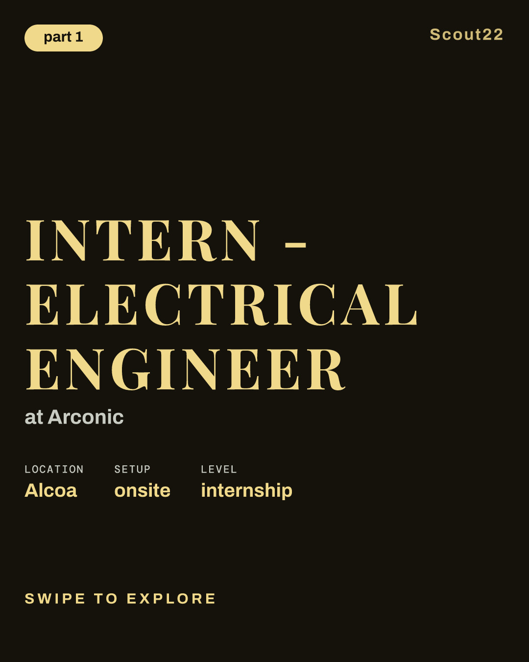 Intern - Electrical Engineer at Arconic