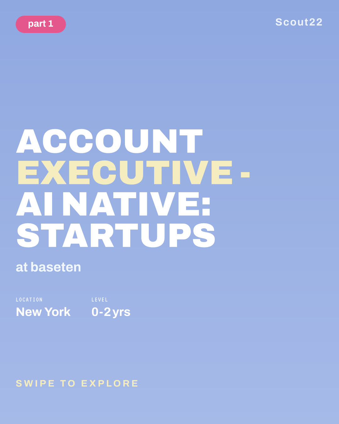 Account Executive - AI Native: Startups at baseten