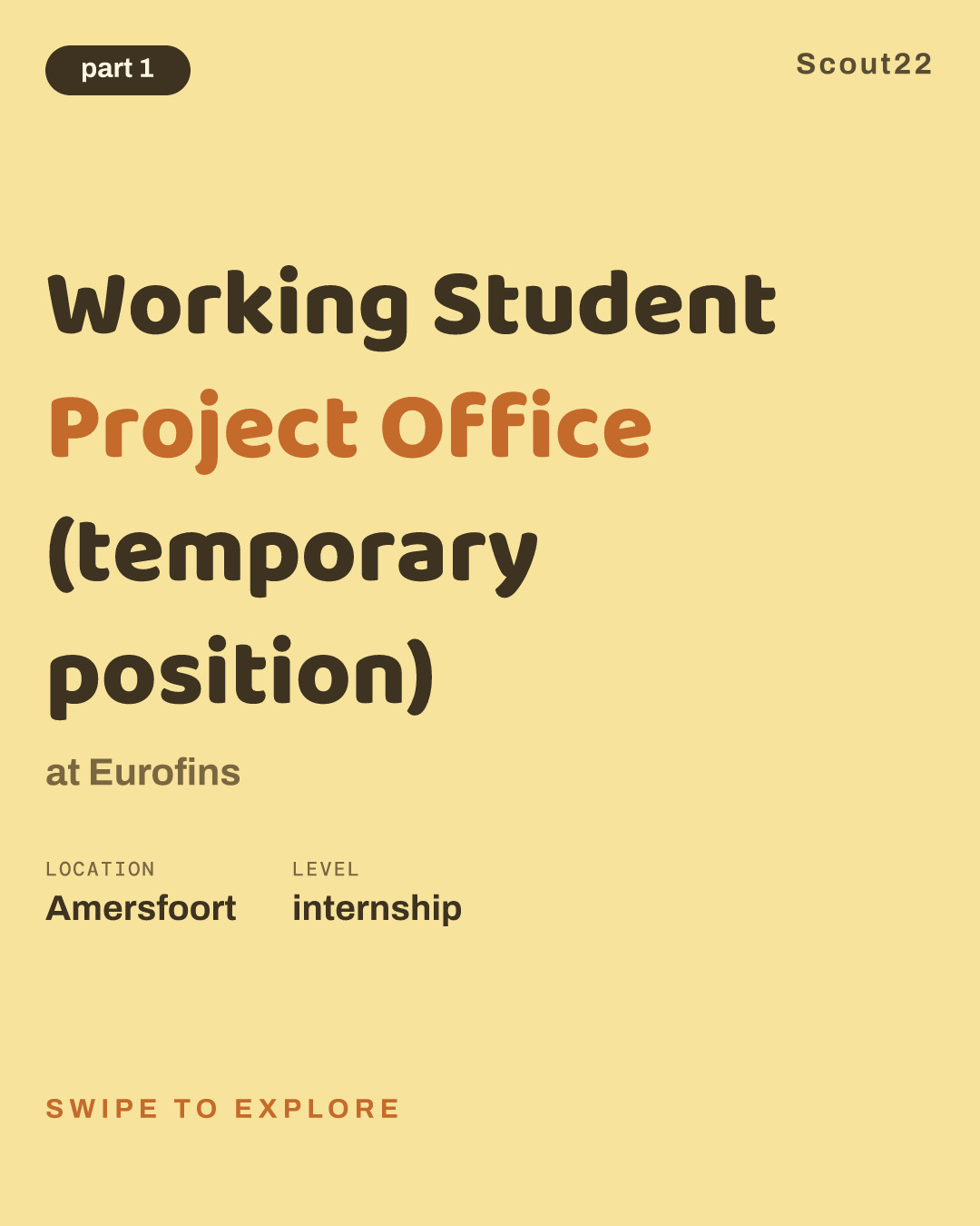 Working Student Project Office (temporary position) at Eurofins
