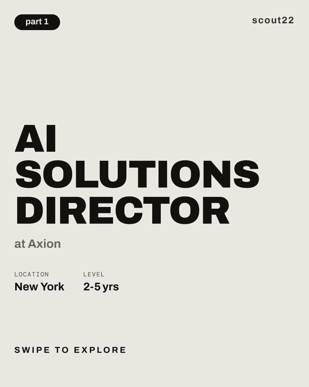 AI Solutions Director at Axion