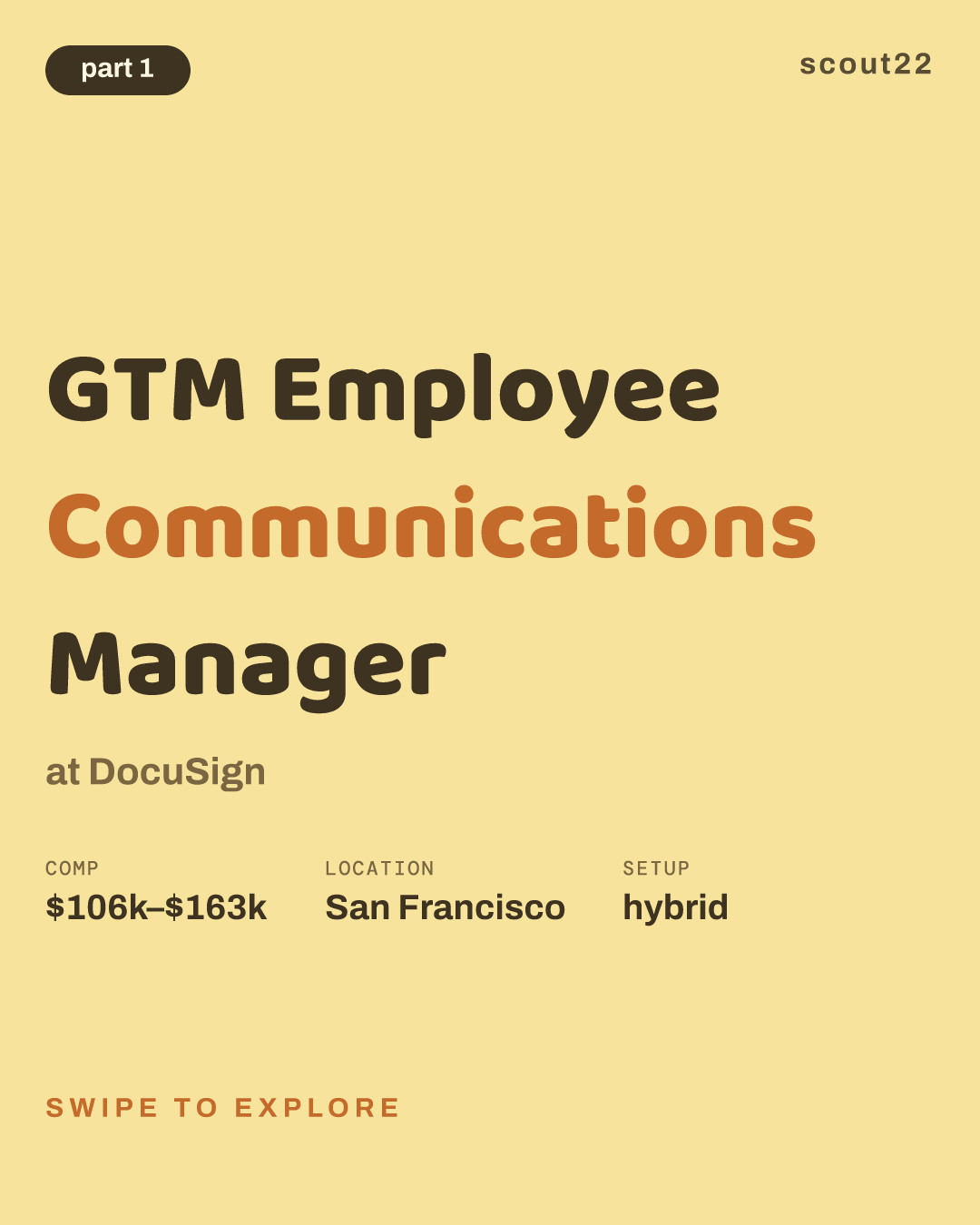 GTM Employee Communications Manager at DocuSign