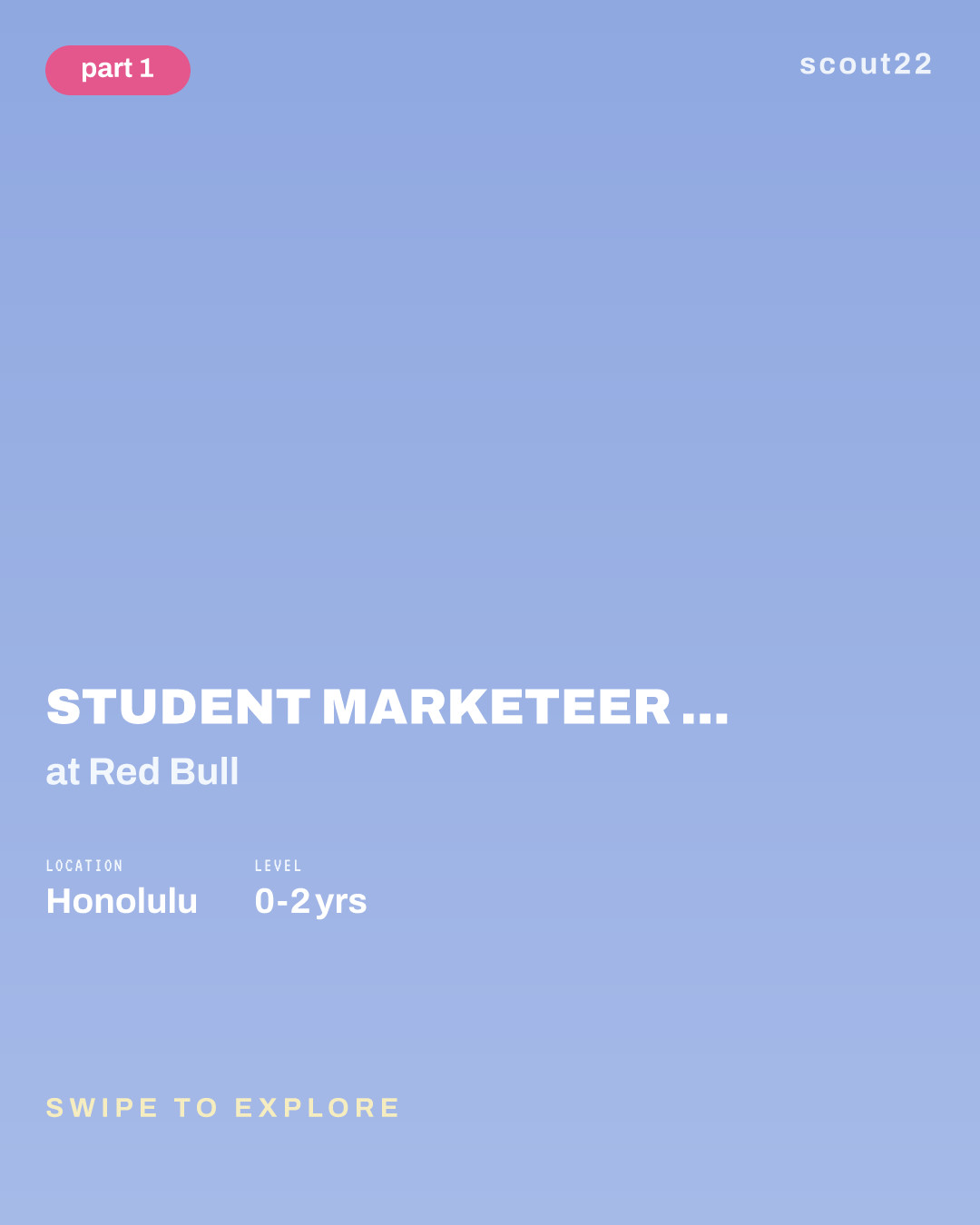 Student Marketeer - Hawaiʻi Pacific University at Red Bull