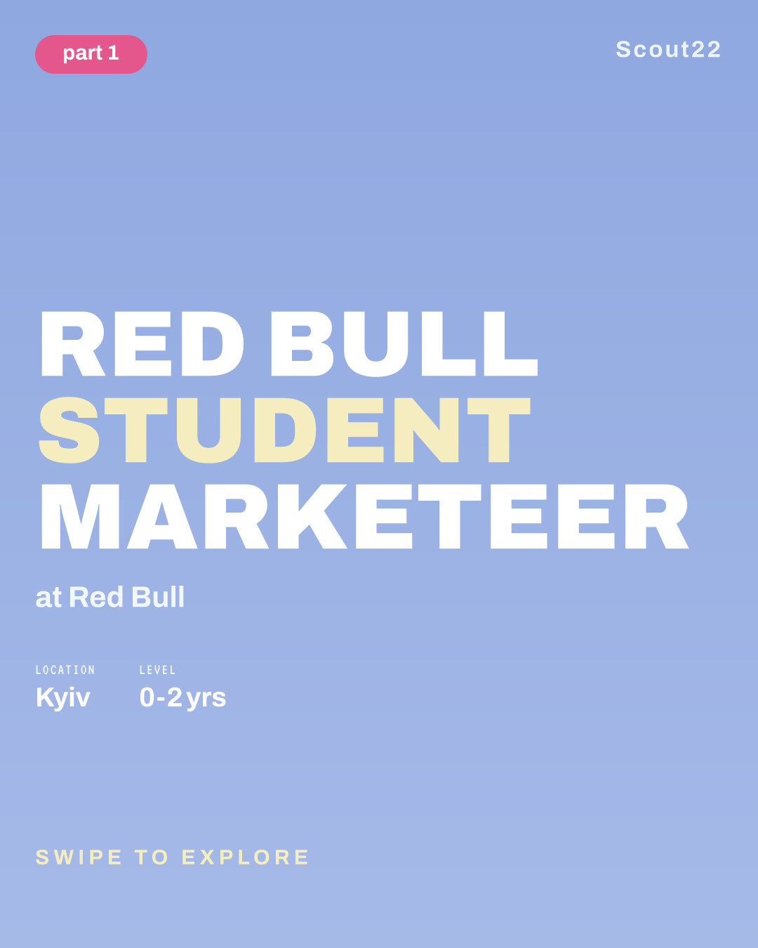 RED BULL STUDENT MARKETEER at Red Bull