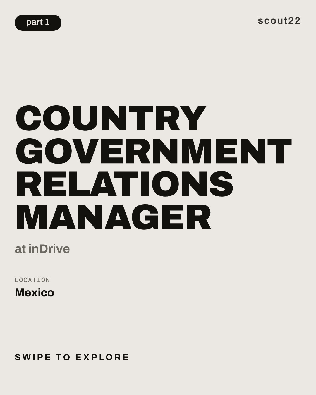 Country Government Relations Manager at inDrive
