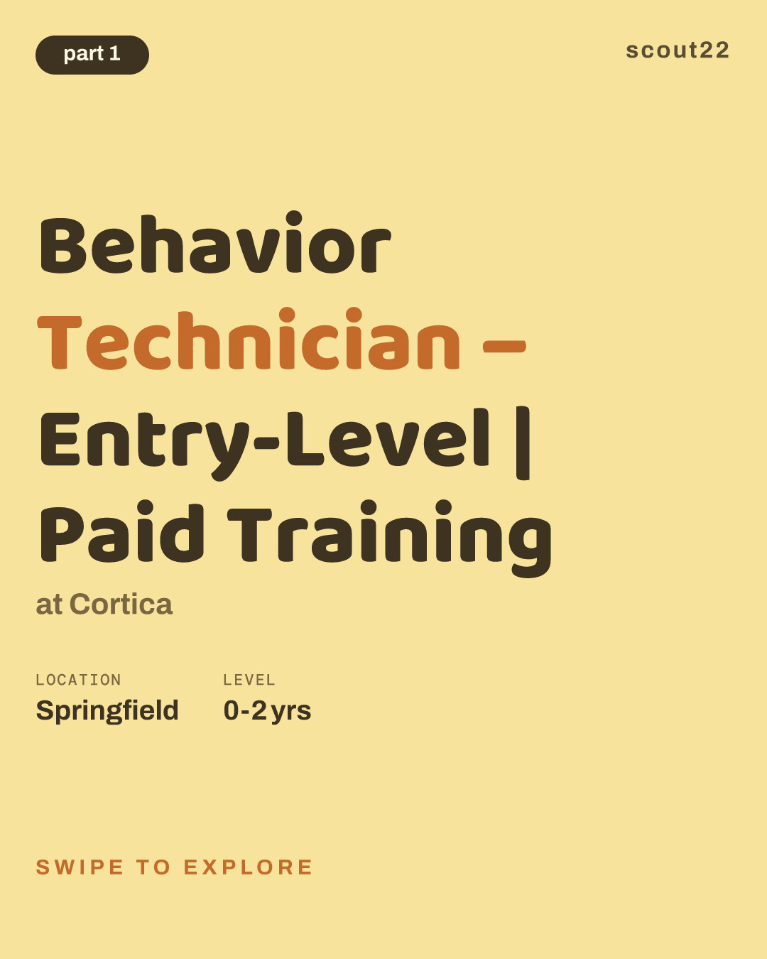 Behavior Technician – Entry-Level | Paid Training at Cortica