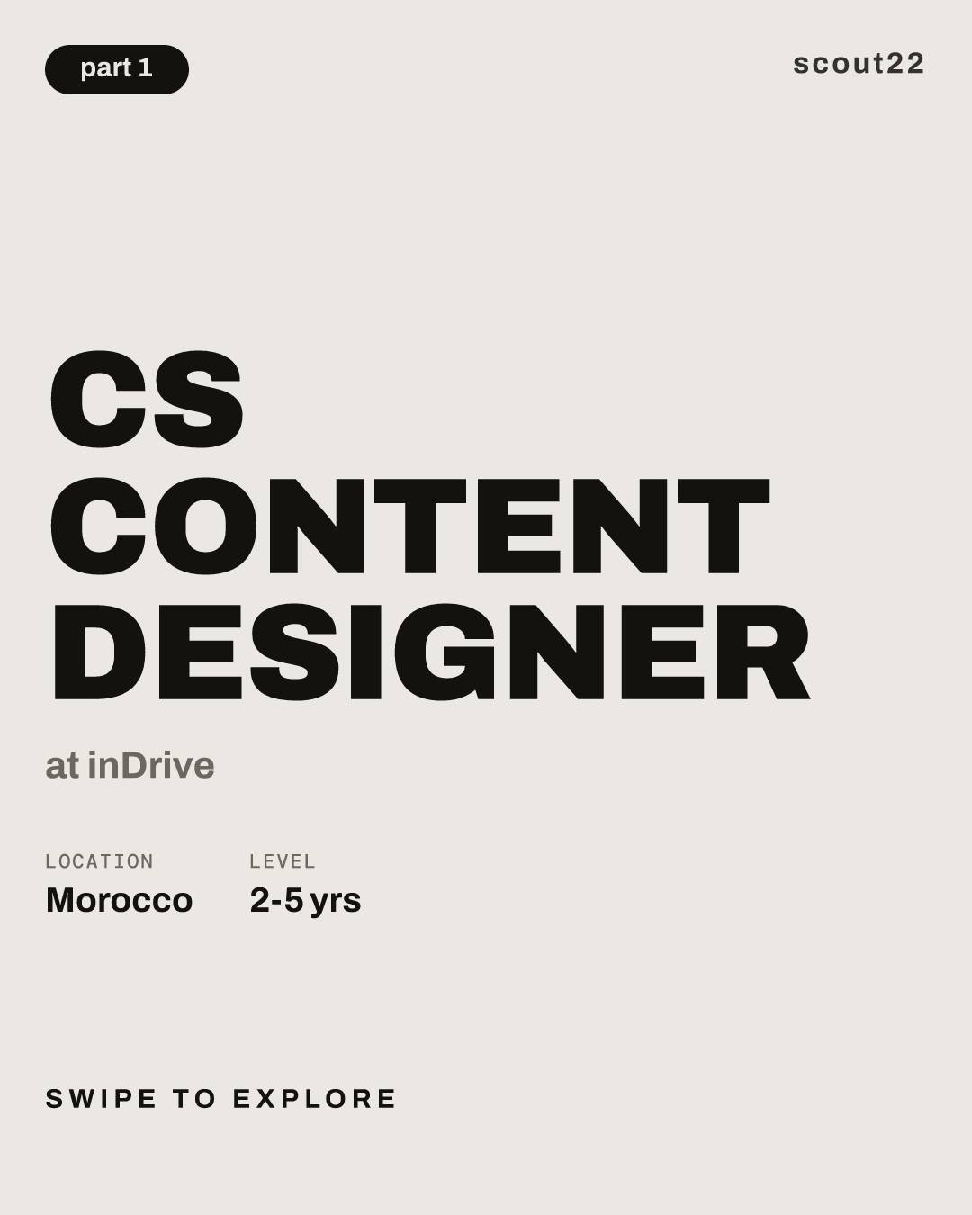 CS Content Designer at inDrive