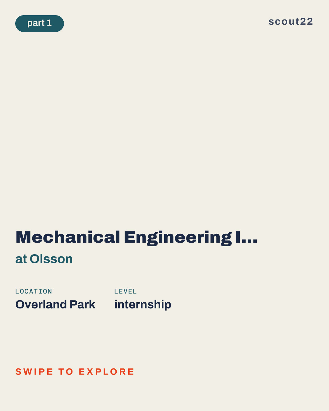 Mechanical Engineering Internship - Federal Infrastructure at Olsson