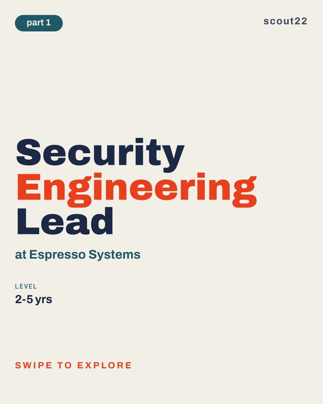 Security Engineering Lead at Espresso Systems