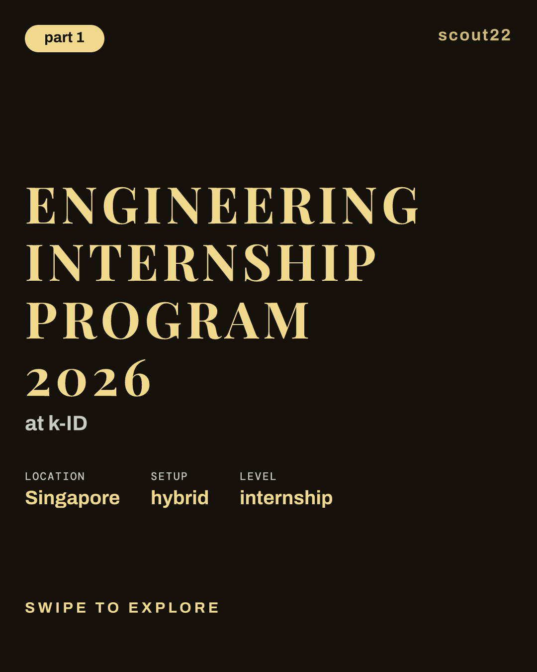 Engineering Internship Program 2026 at k-ID