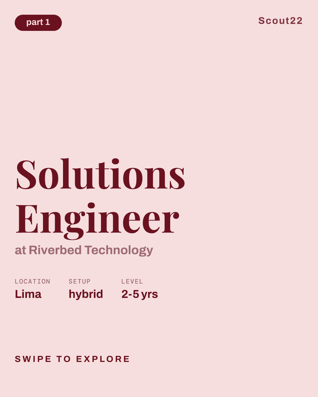 Solutions Engineer at Riverbed Technology