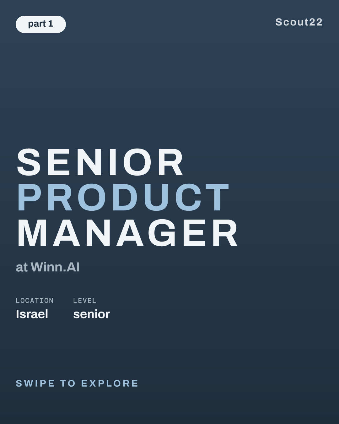 Senior Product Manager at Winn.AI