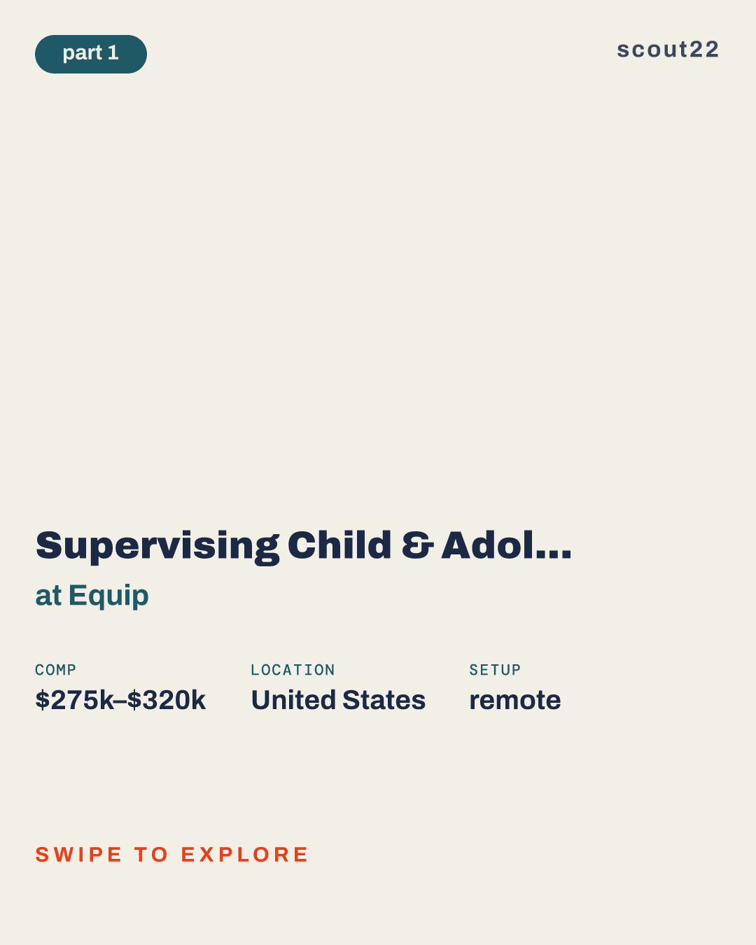Supervising Child & Adolescent Psychiatrist - Remote at Equip