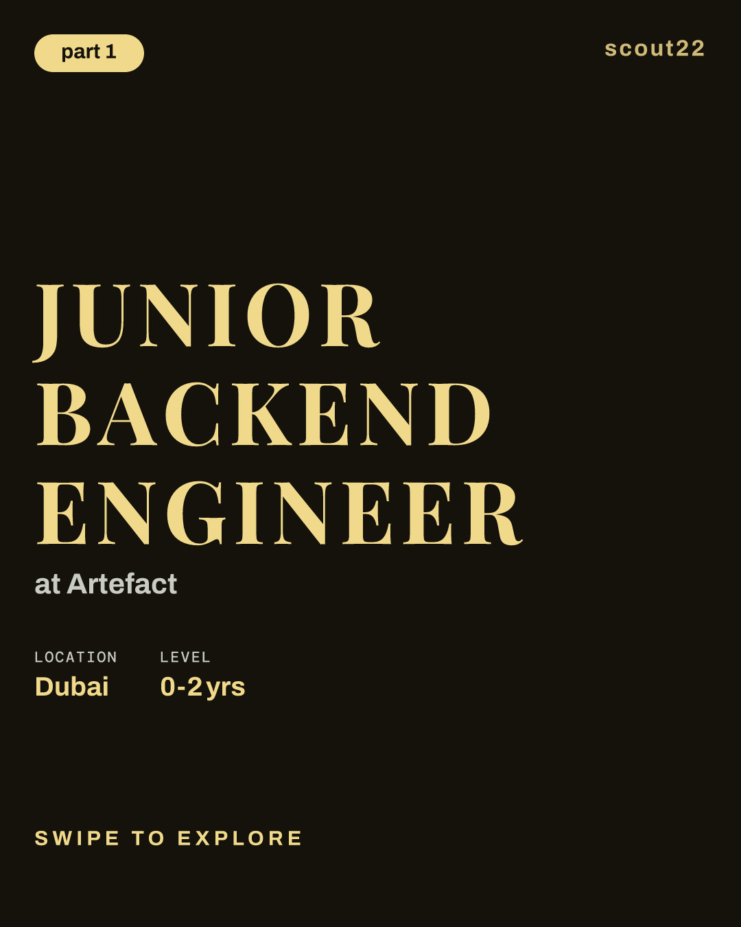 Junior Backend Engineer at Artefact