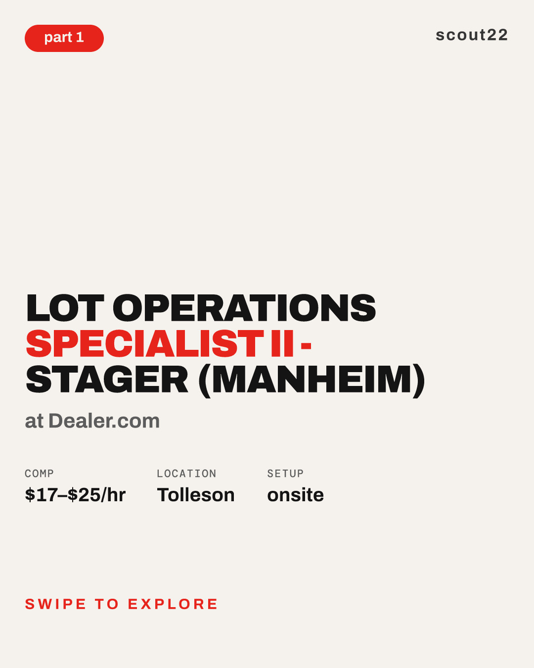 Lot Operations Specialist II - Stager (Manheim) at Dealer.com