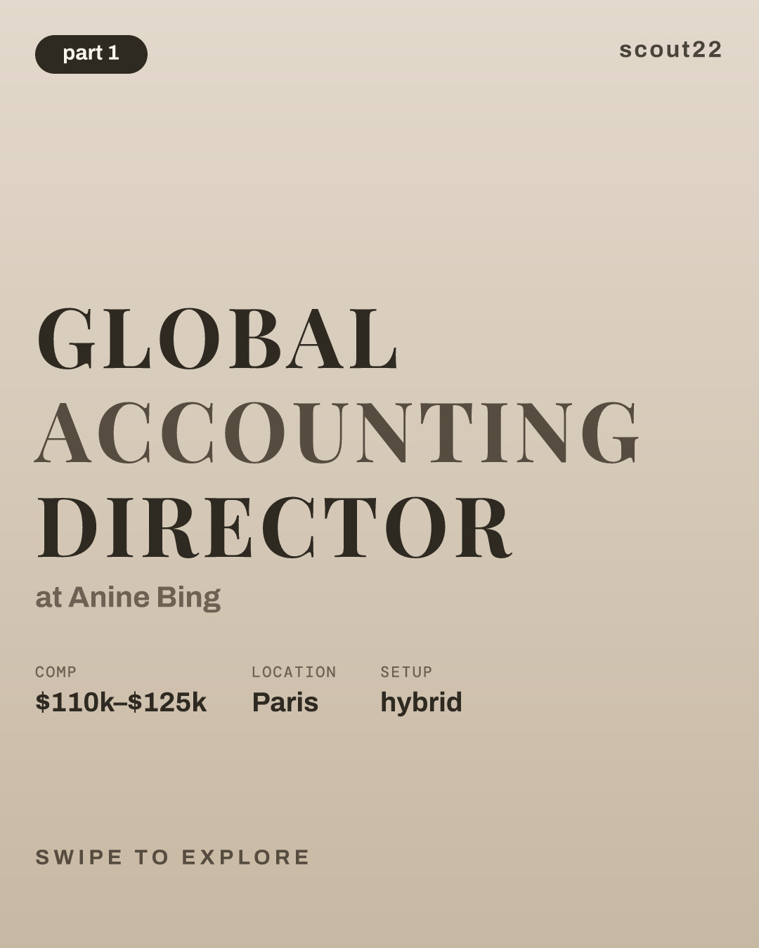 Global Accounting Director at Anine Bing