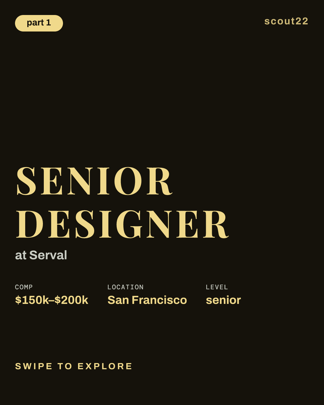 Senior Designer at Serval