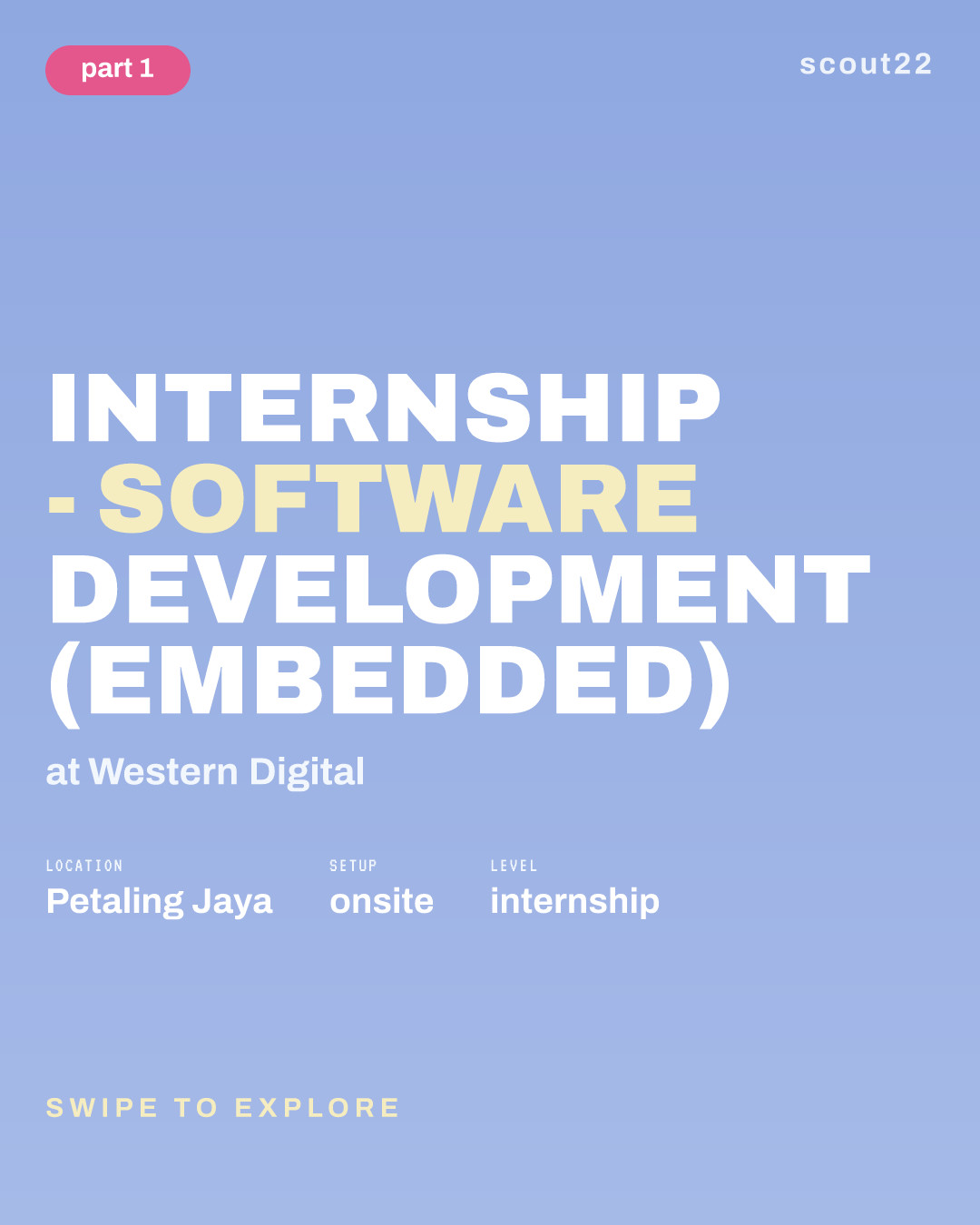 Internship - Software Development (Embedded) at Western Digital