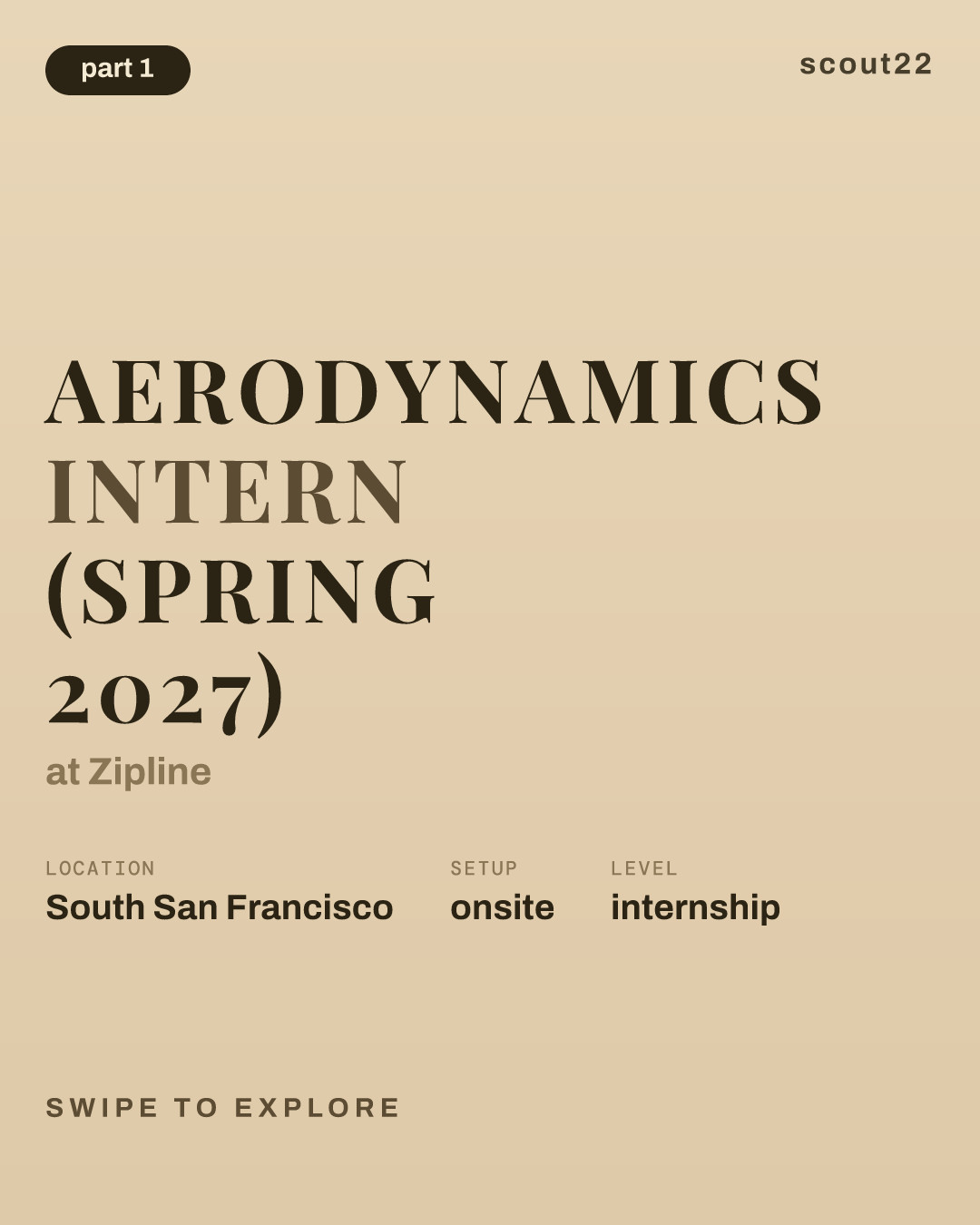 Aerodynamics Intern (Spring 2027) at Zipline
